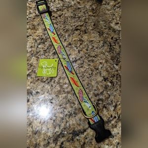 Size medium surfboard lime dog collar nwt